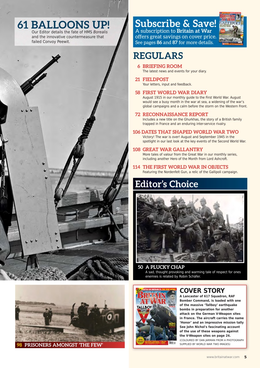 Britain at War Magazine Preview Pages