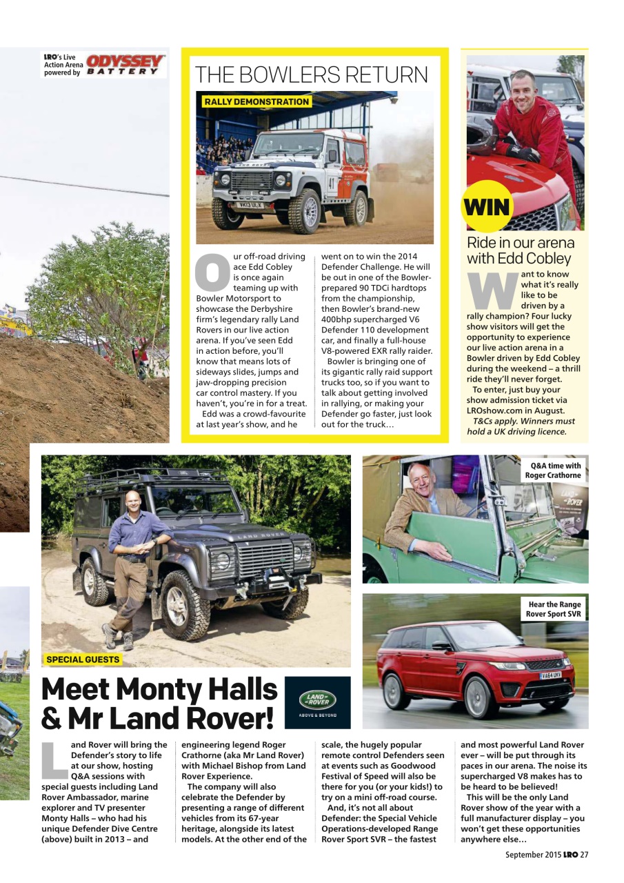 Land Rover Owner Preview Pages