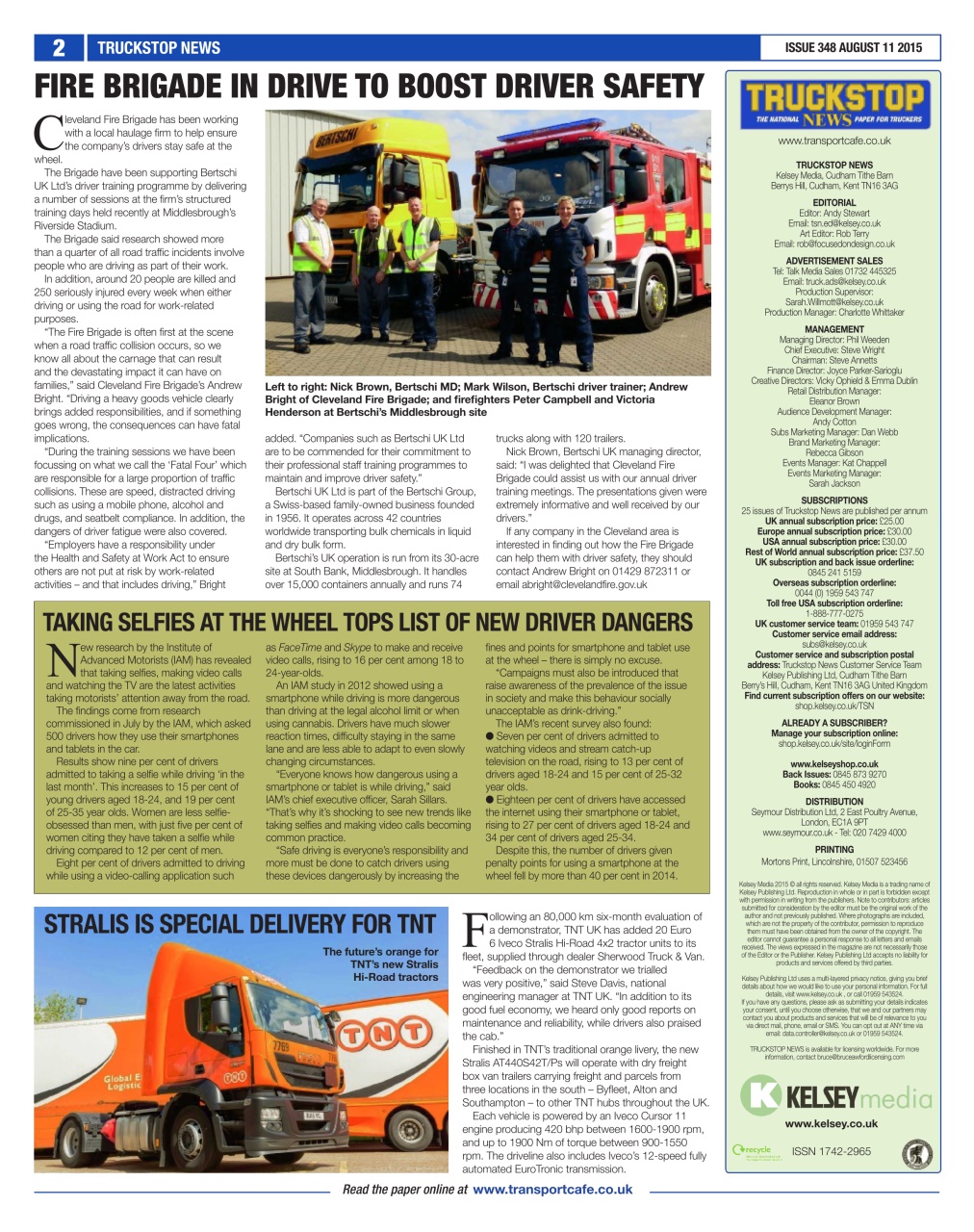 Truckstop News Preview Pages