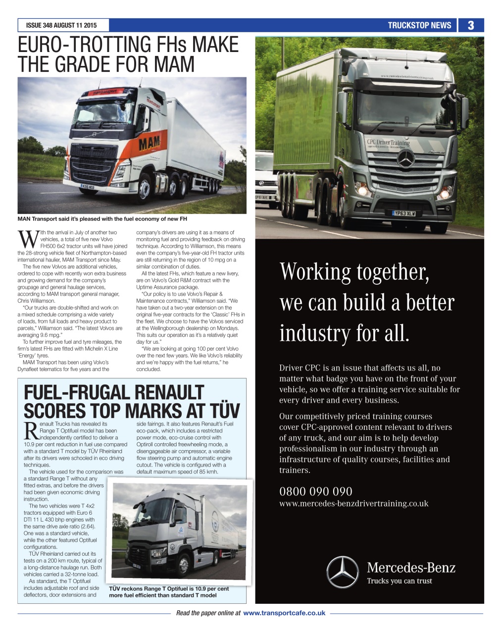 Truckstop News Preview Pages