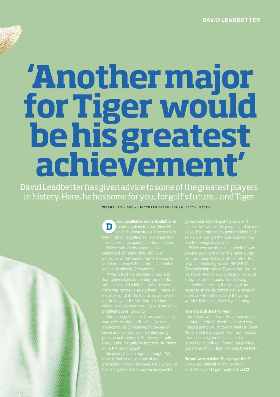 Today's Golfer Preview Pages