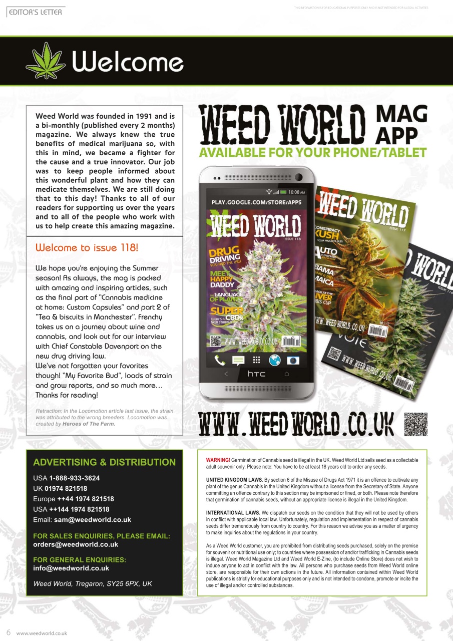 Weed World Preview Pages