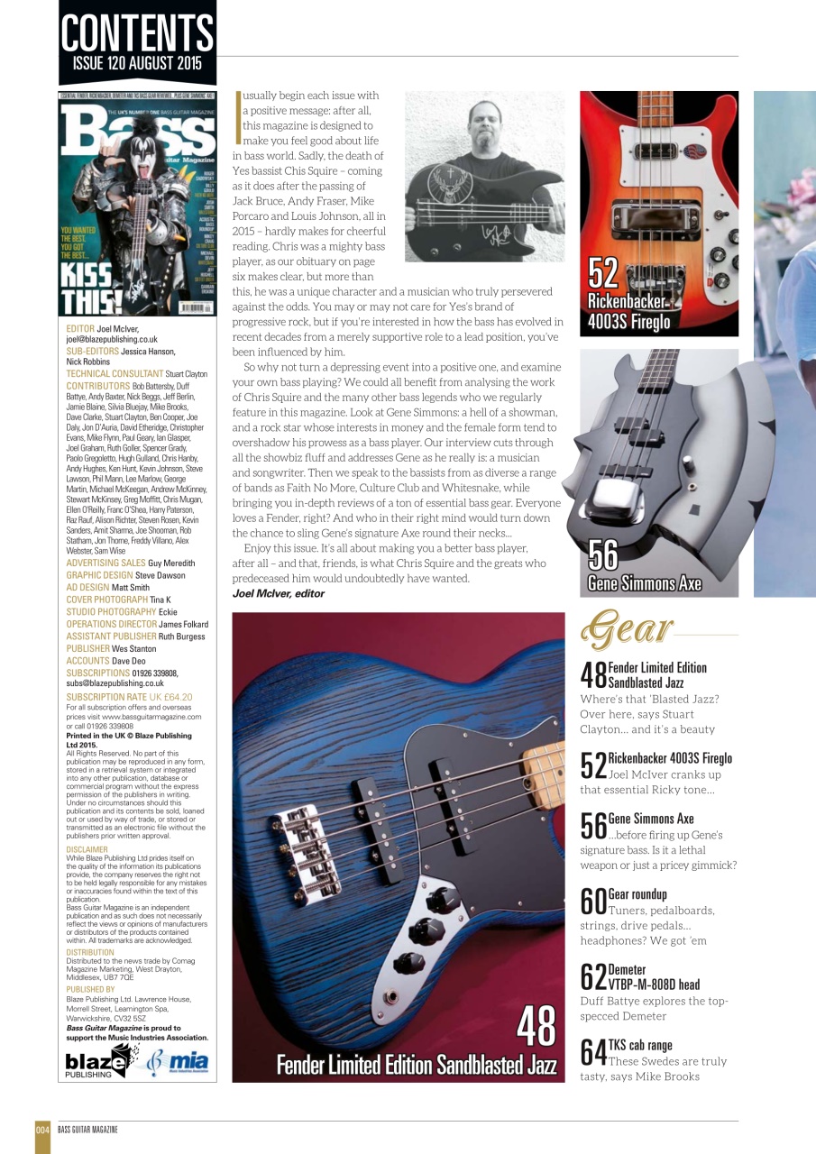 Bass Player UK Preview Pages