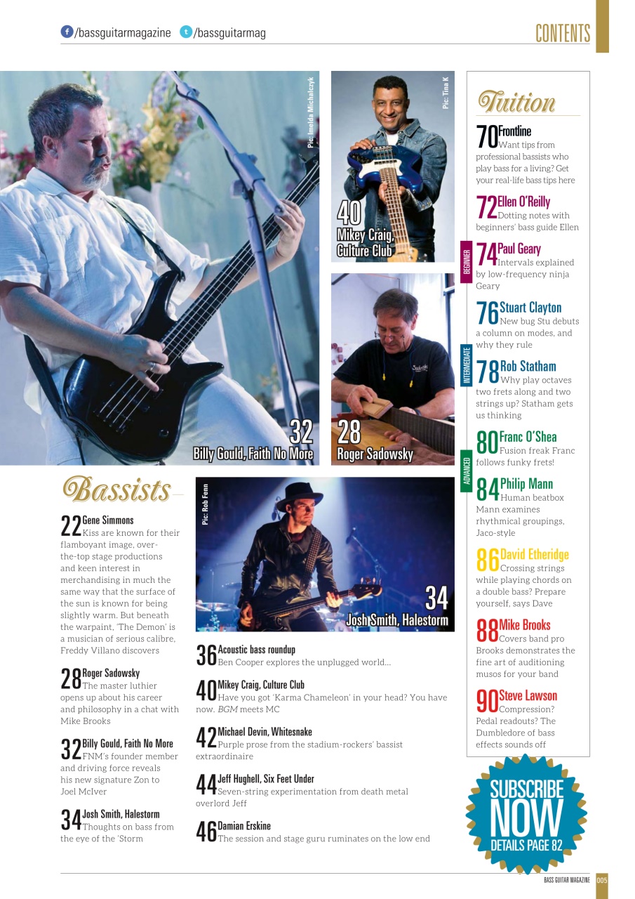 Bass Player UK Preview Pages