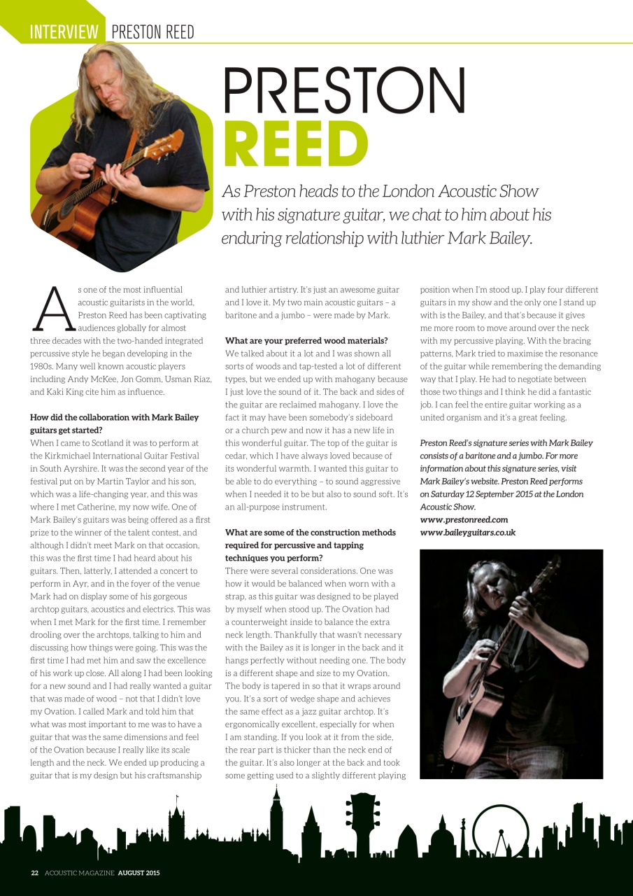 Acoustic Preview Pages