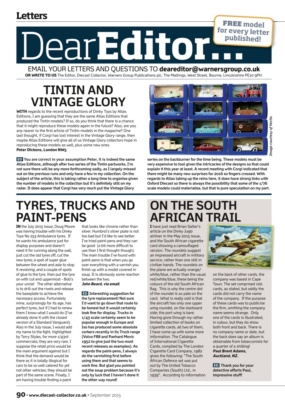 Diecast Collector Preview Pages