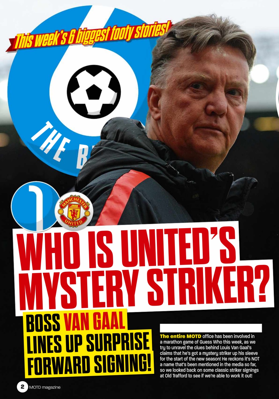 Match of the Day Preview Pages