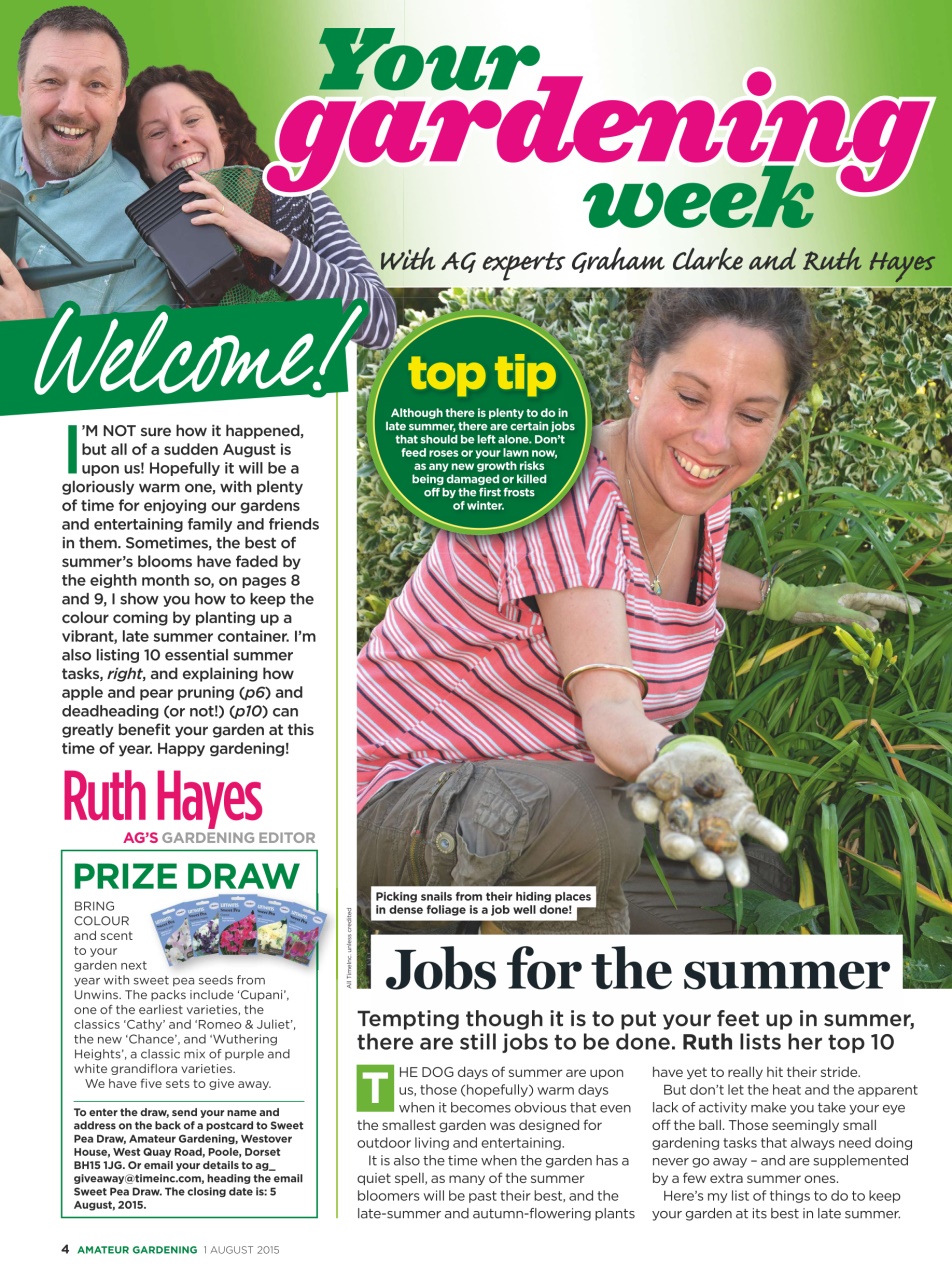 Amateur Gardening Preview Pages
