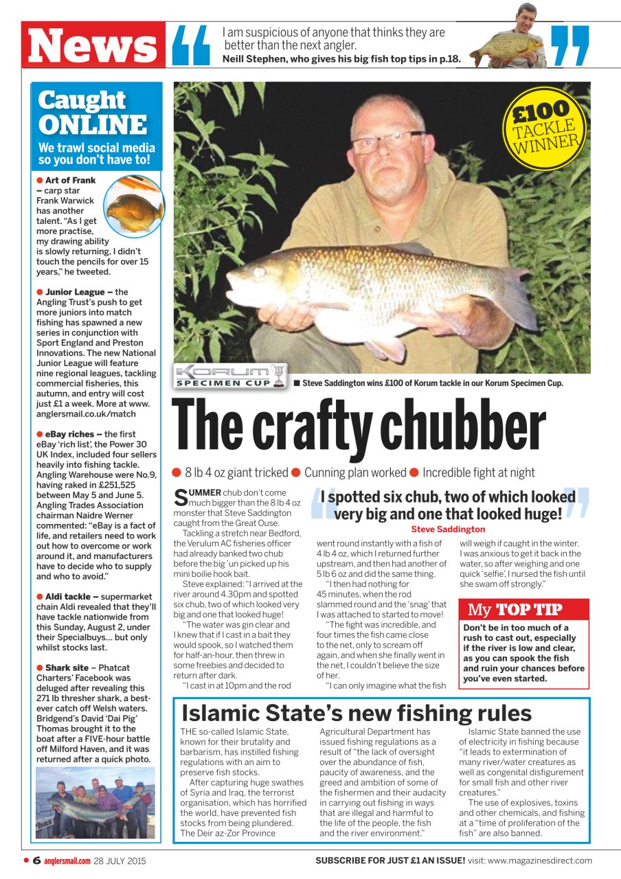 Anglers Mail Preview Pages