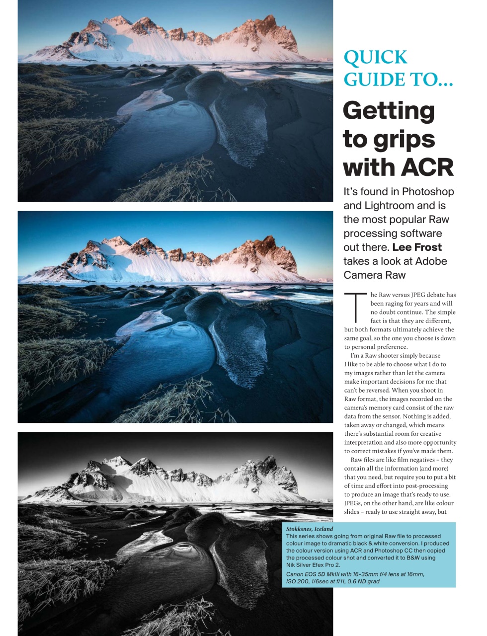 Outdoor Photography Preview Pages