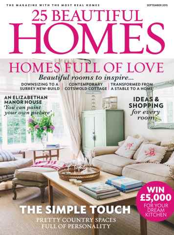 25 Beautiful Homes issue September 2015