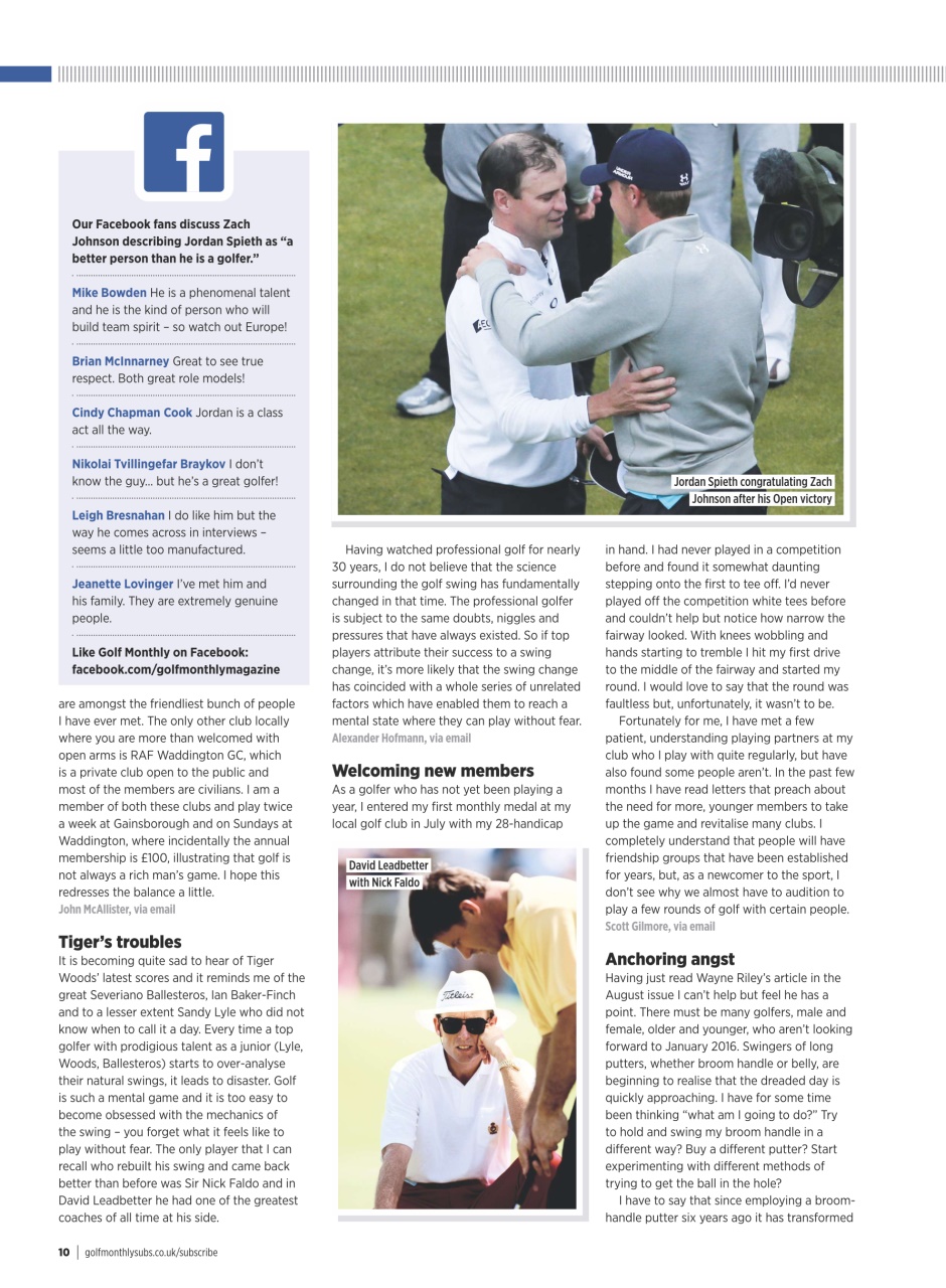 Golf Monthly Preview Pages