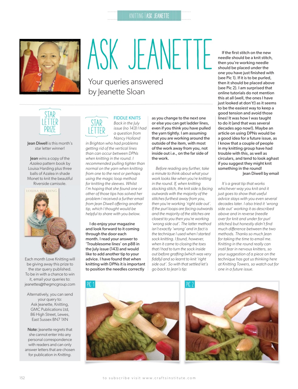 Knitting Preview Pages