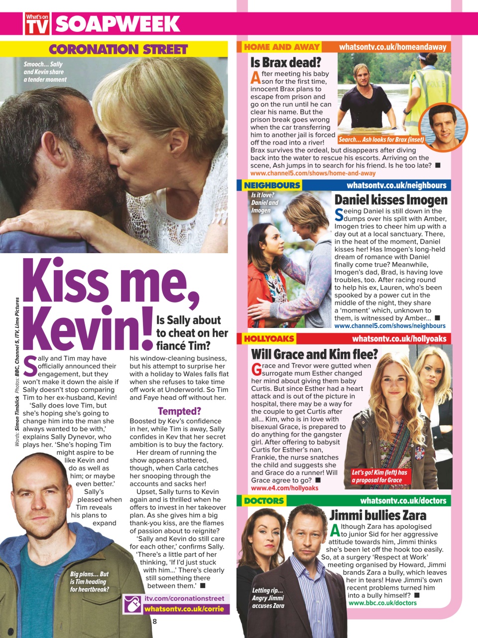 What's on TV Preview Pages