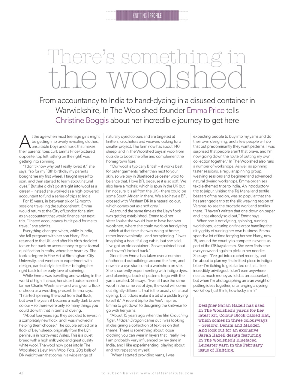 Knitting Preview Pages