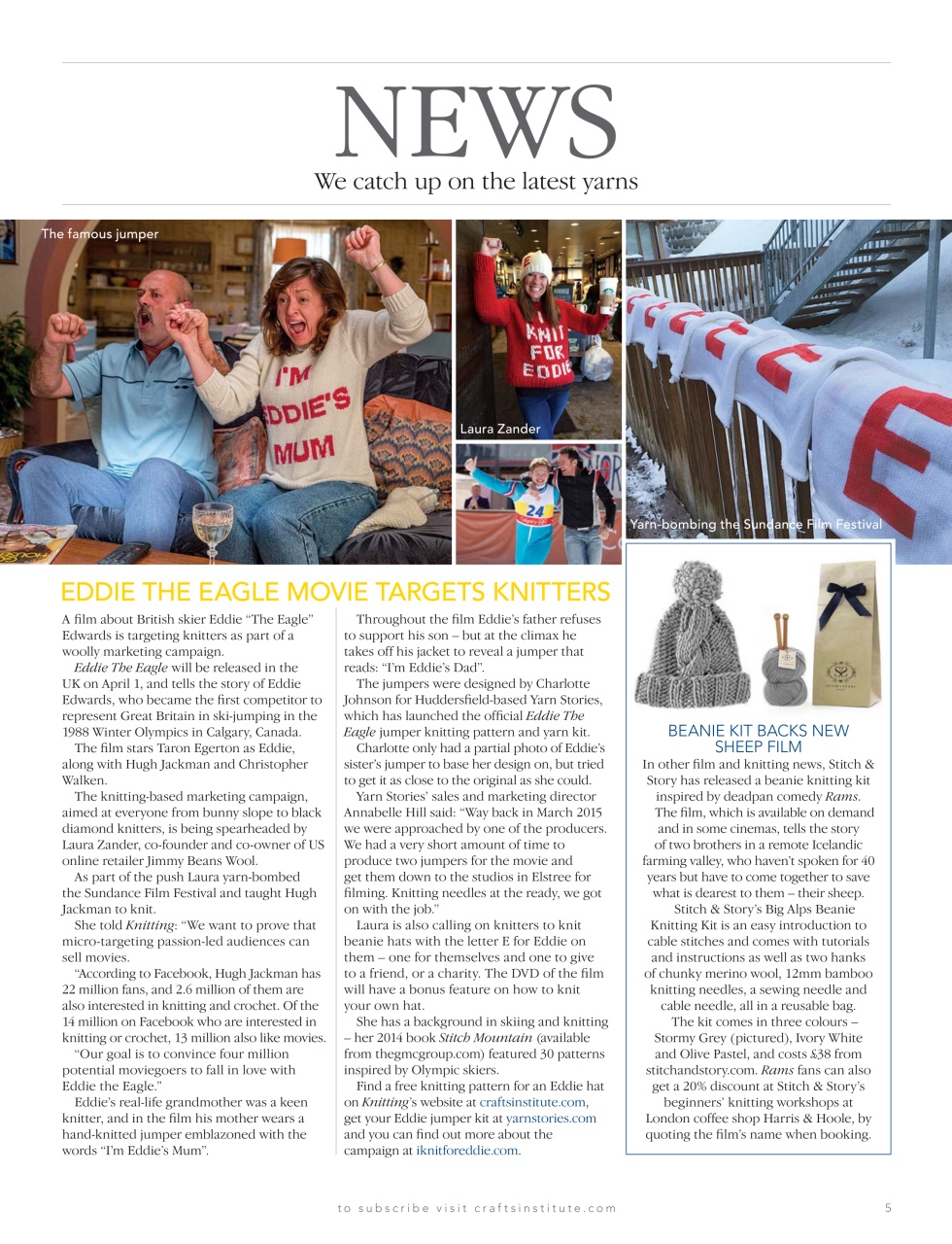 Knitting Preview Pages