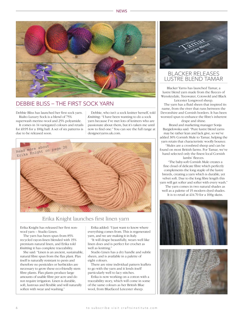 Knitting Preview Pages