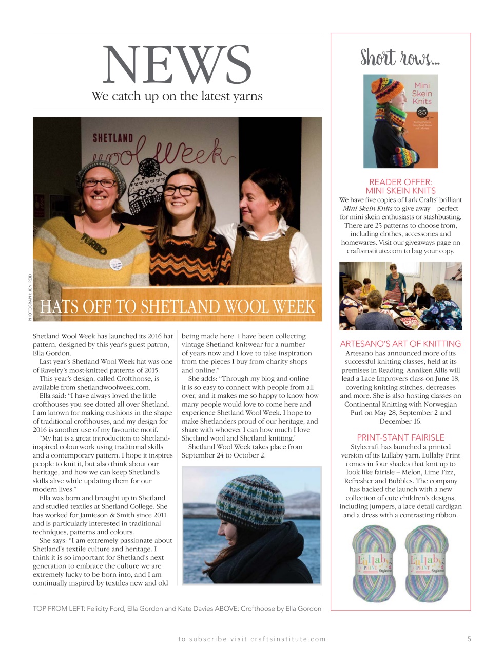 Knitting Preview Pages