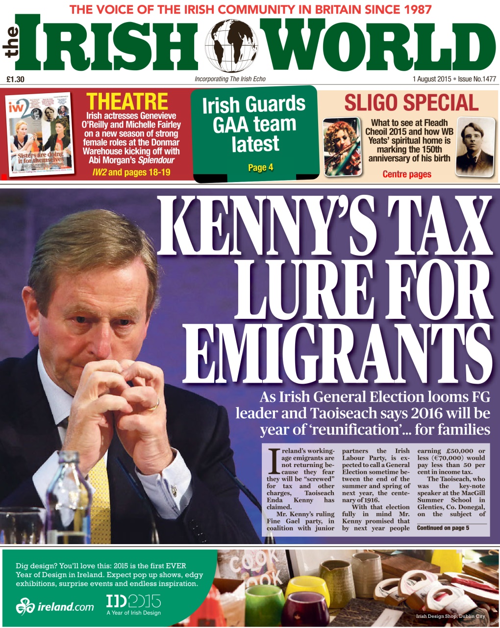 Irish World Preview Pages