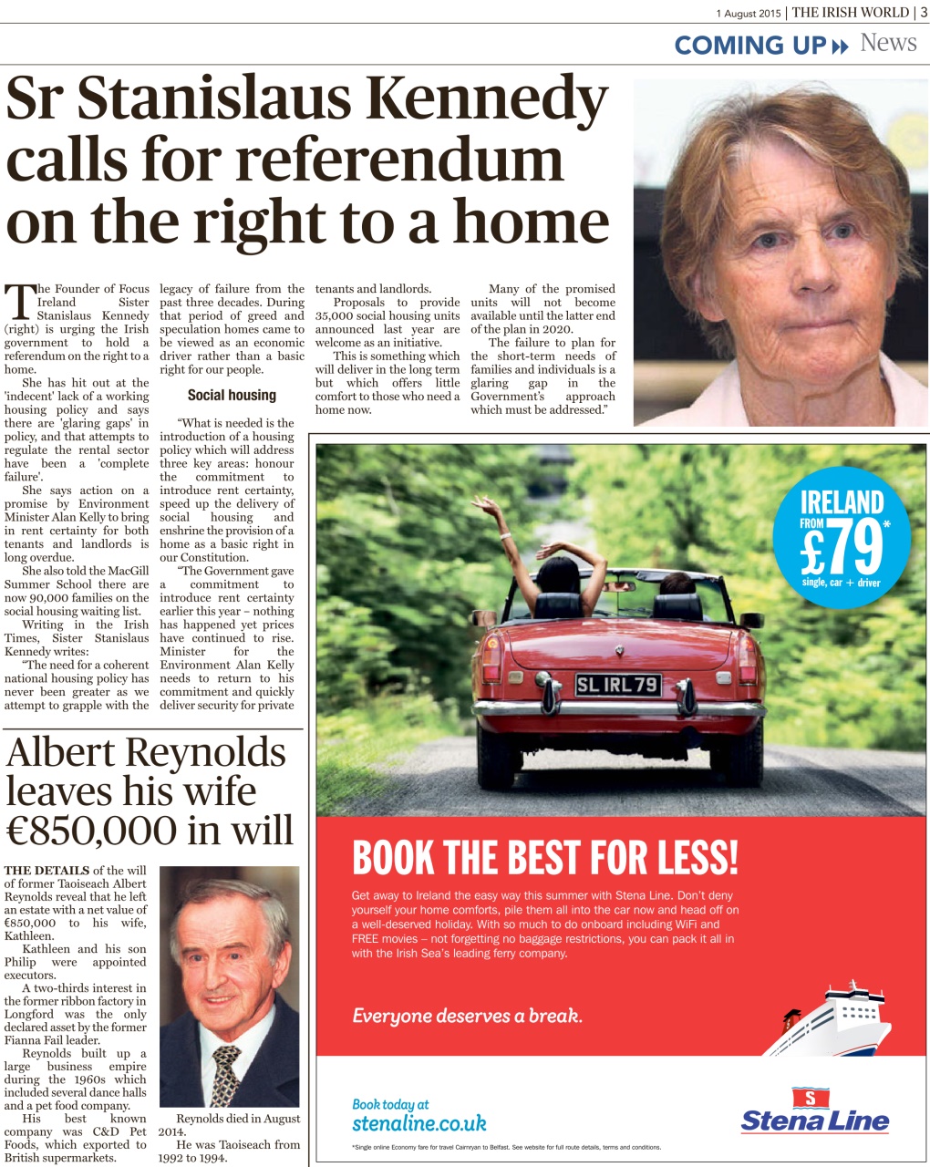 Irish World Preview Pages