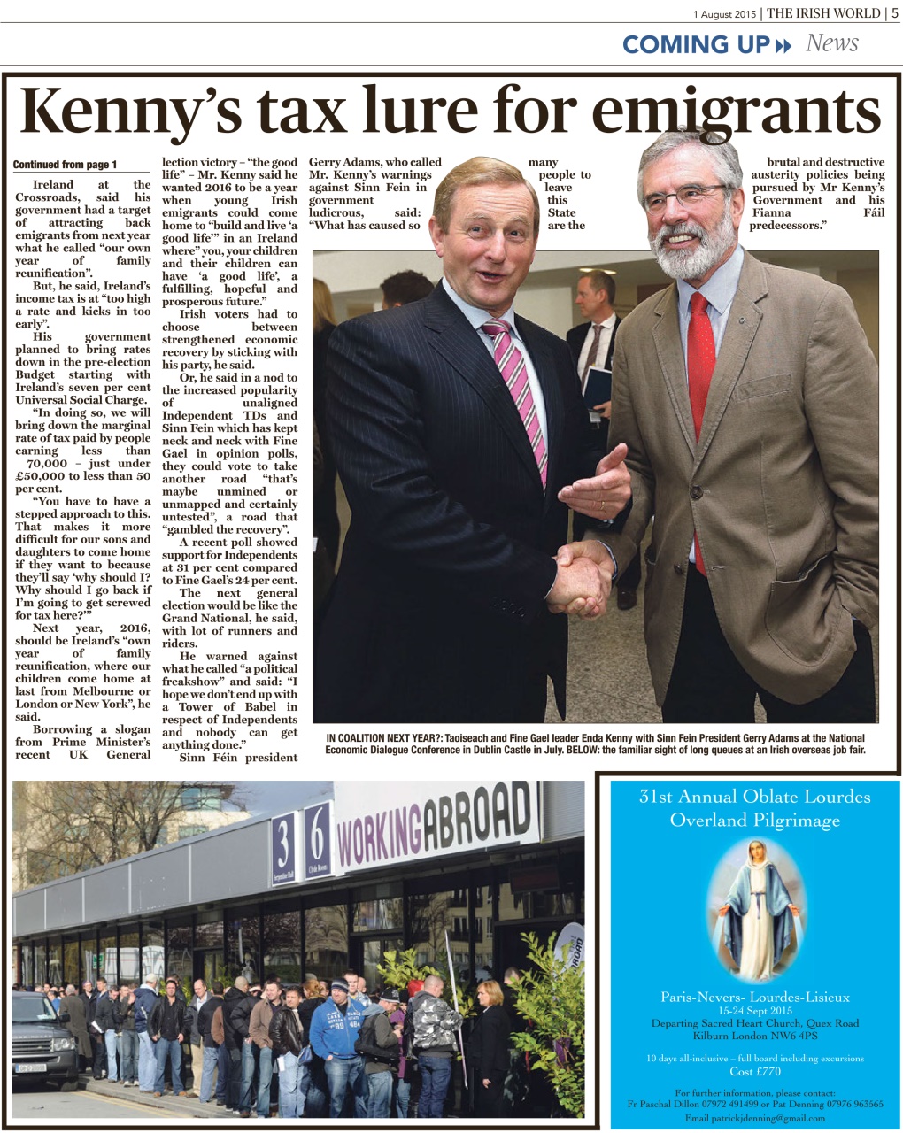 Irish World Preview Pages