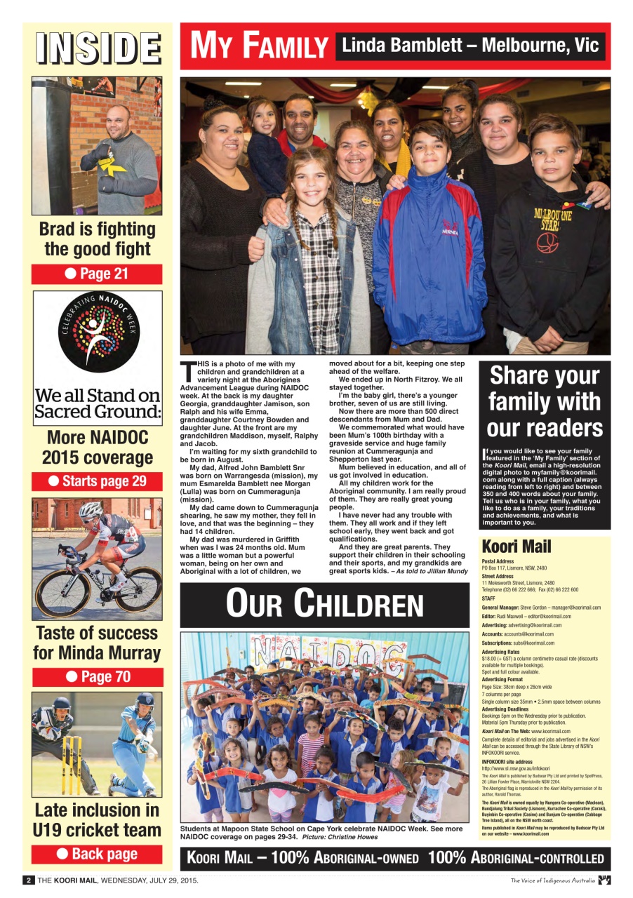 Koori Mail Preview Pages