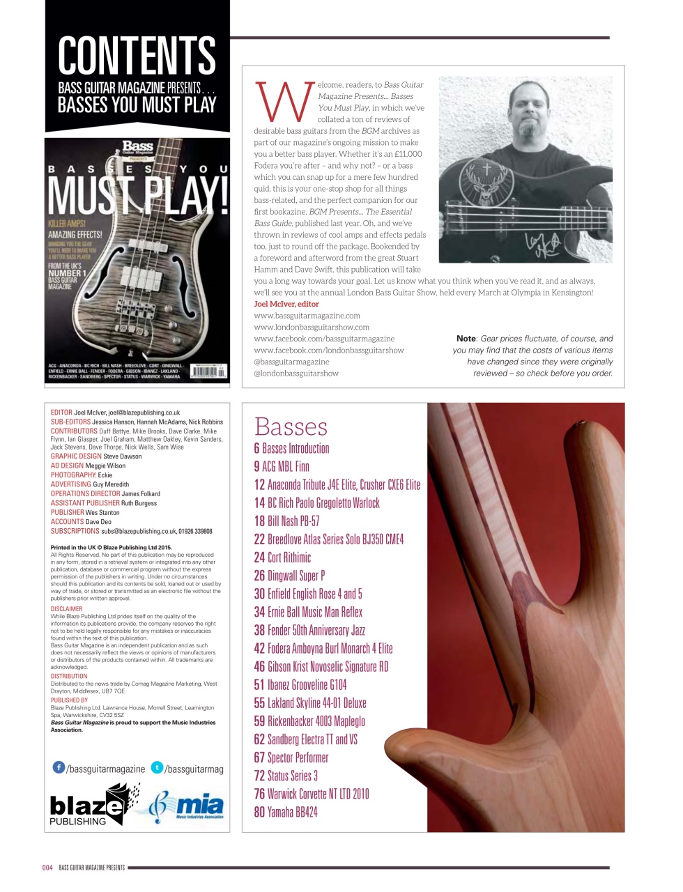 Bass Player UK Preview Pages