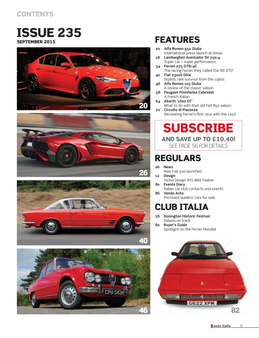 AutoItalia Magazine Preview Pages