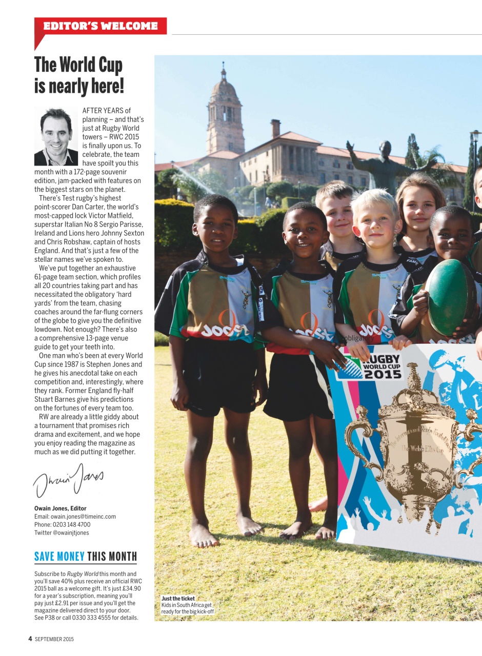 Rugby World Preview Pages