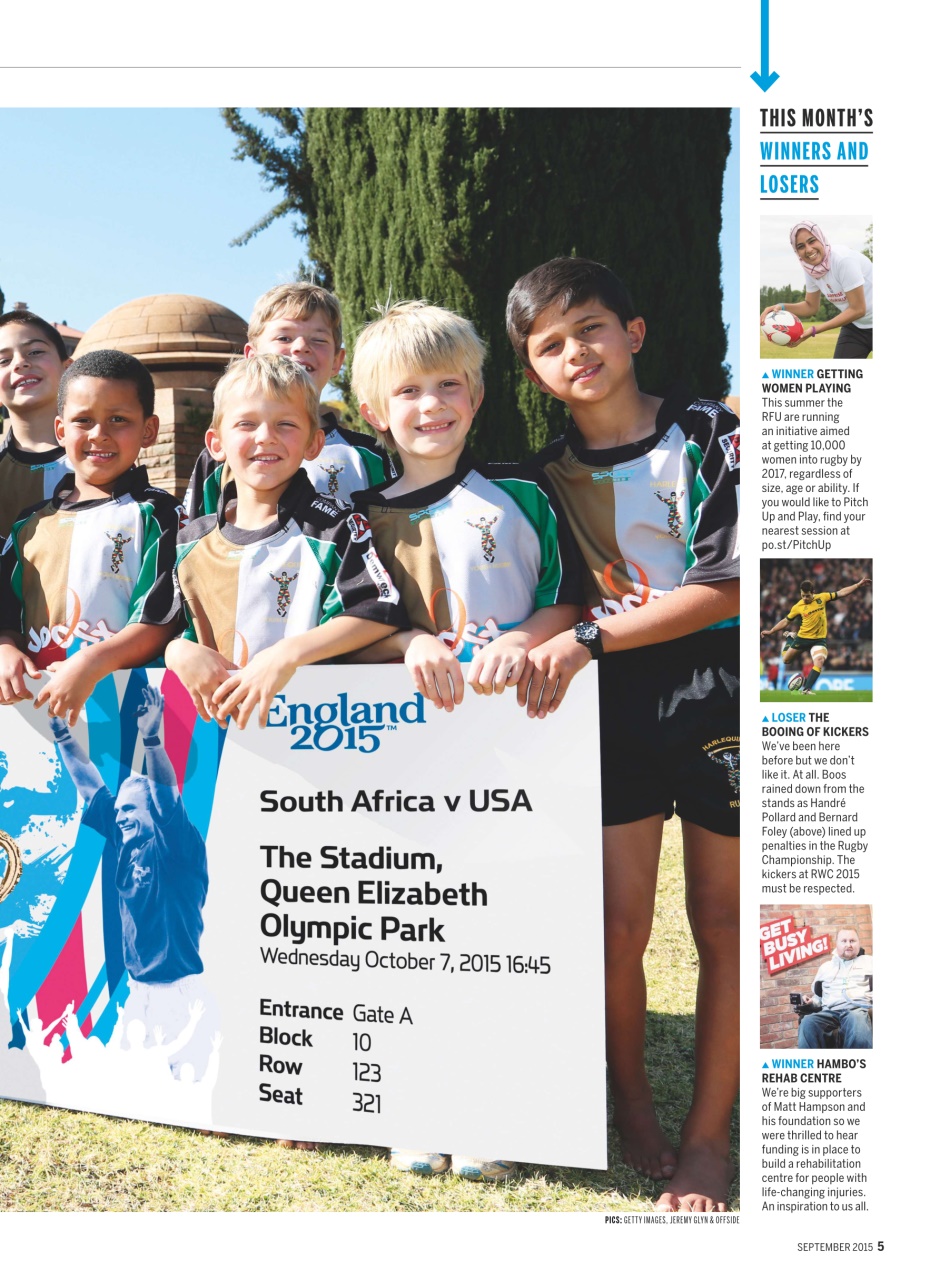 Rugby World Preview Pages