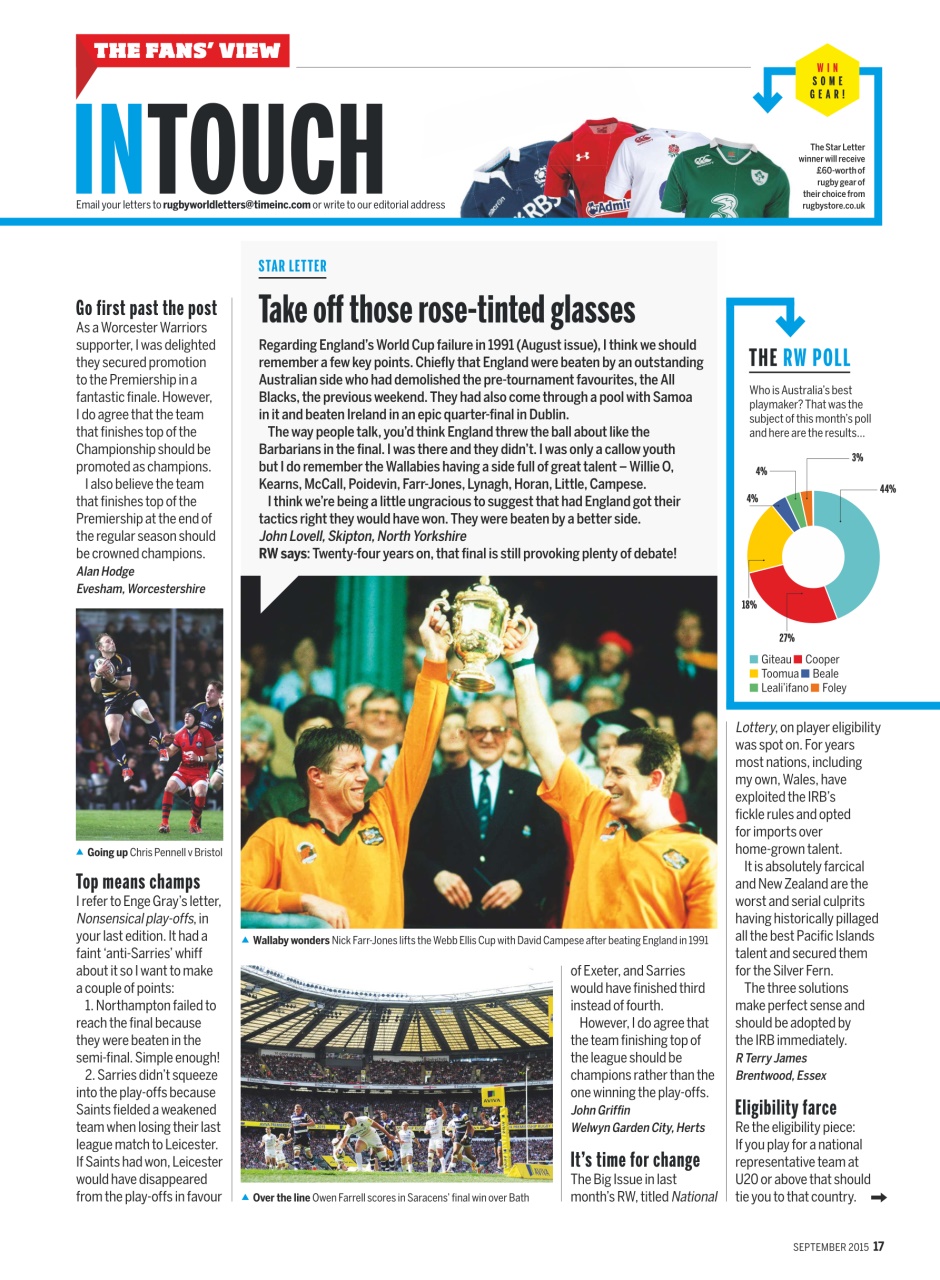 Rugby World Preview Pages