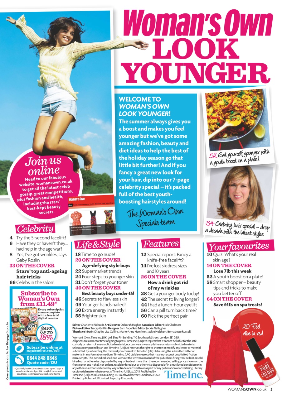 Woman's Own Lifestyle Special Preview Pages
