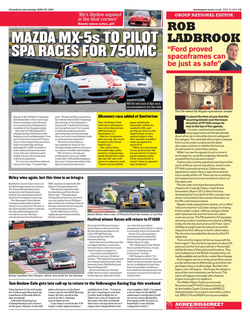 Motorsport News Preview Pages