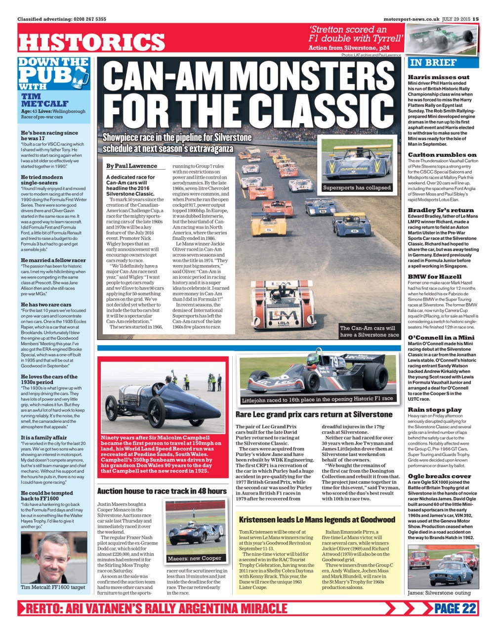 Motorsport News Preview Pages