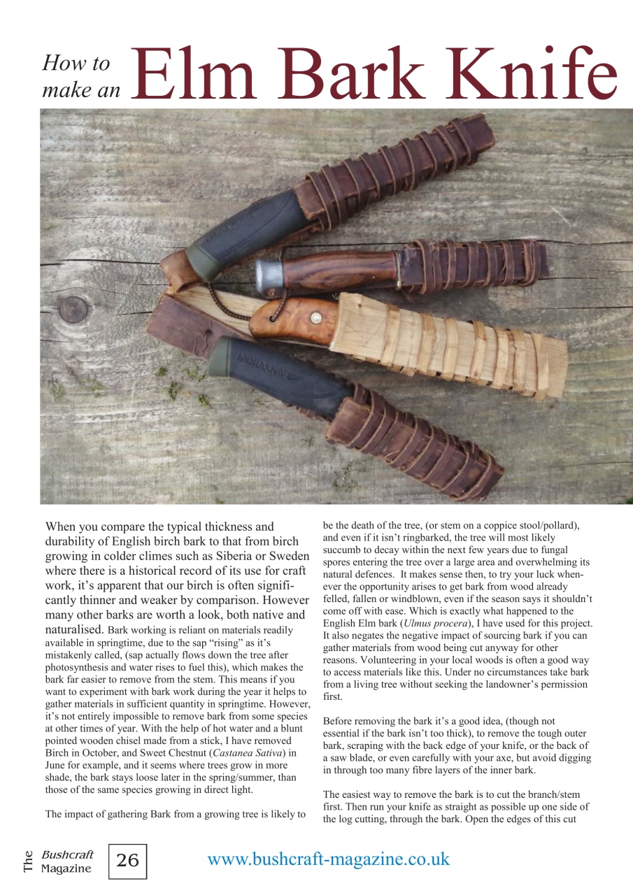 Bushcraft Magazine Preview Pages