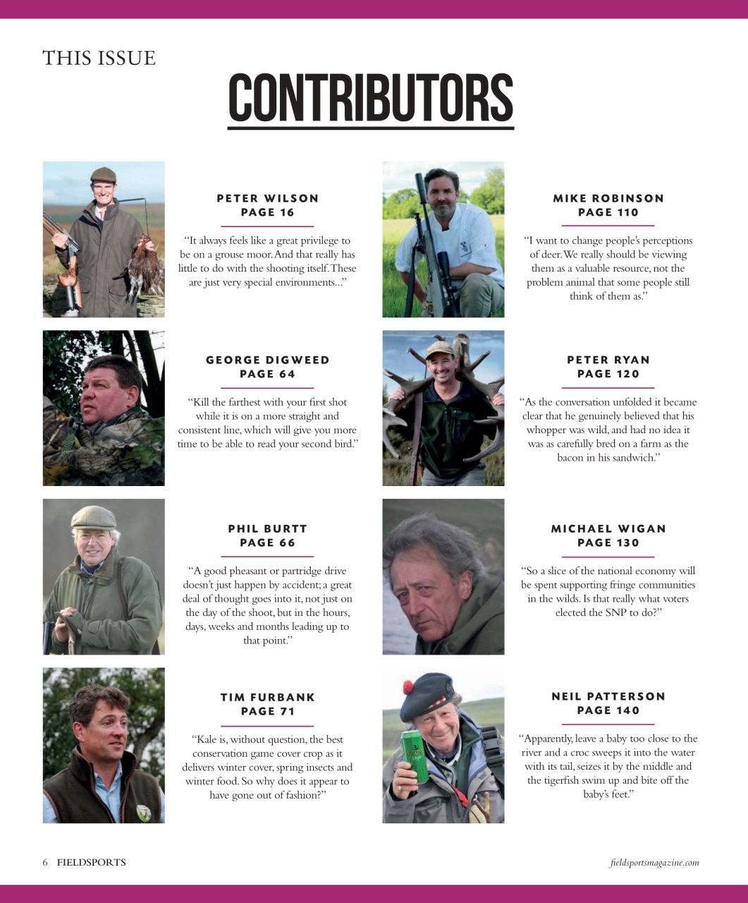 Fieldsports Journal Preview Pages