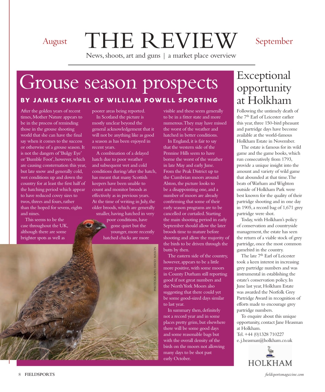 Fieldsports Journal Preview Pages