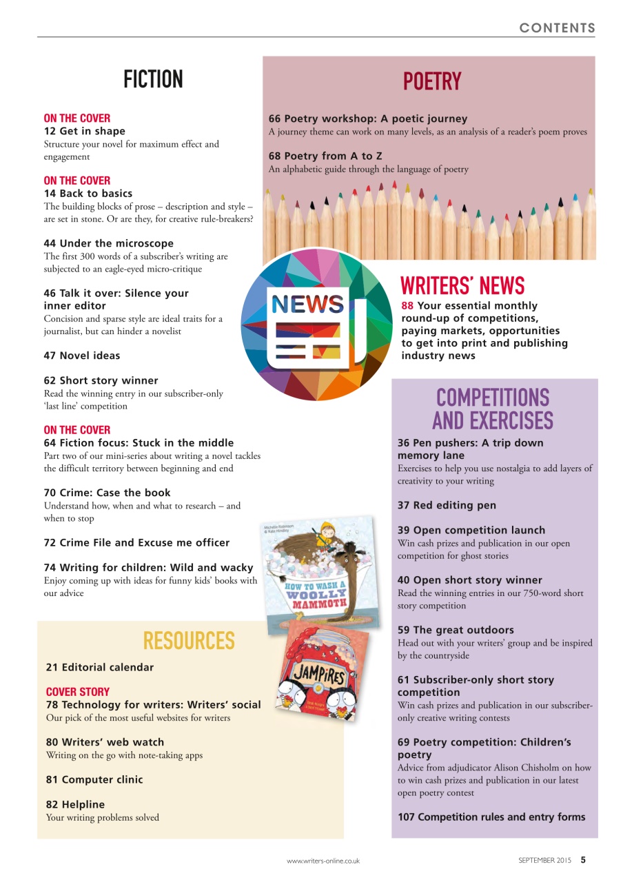 Writing Magazine Preview Pages