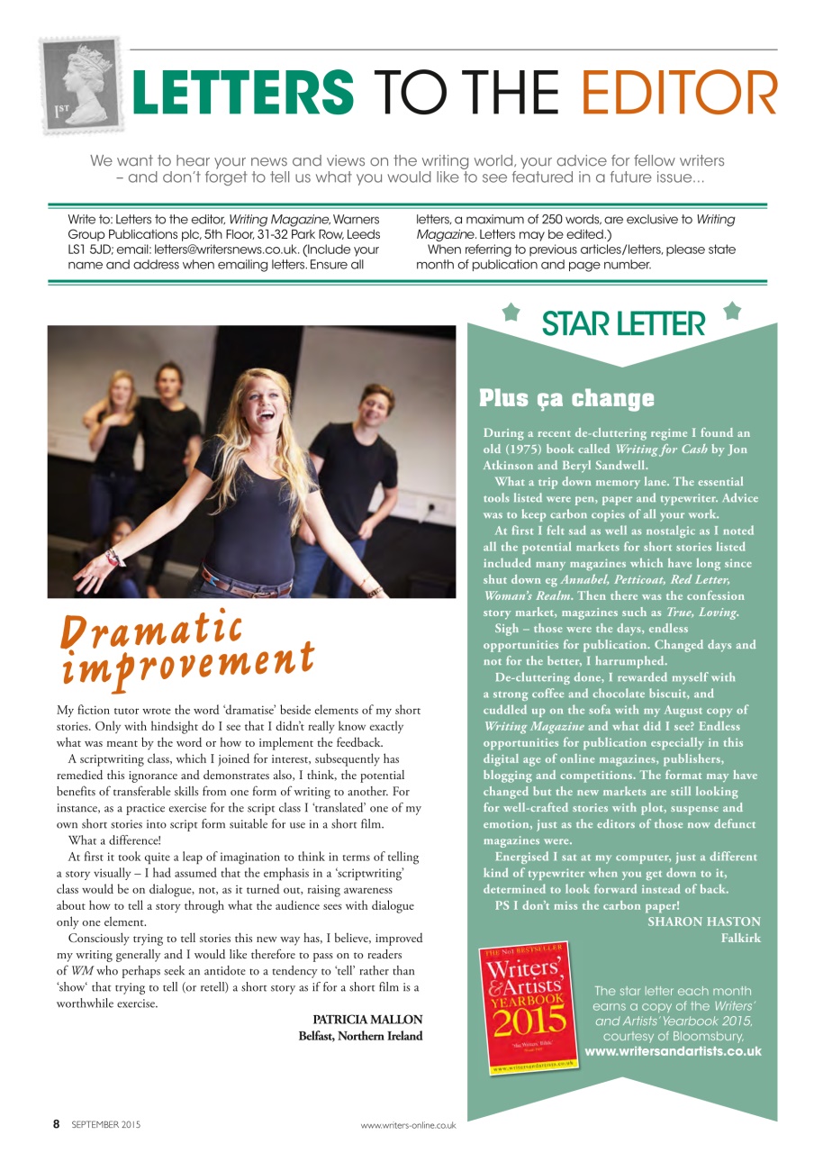 Writing Magazine Preview Pages