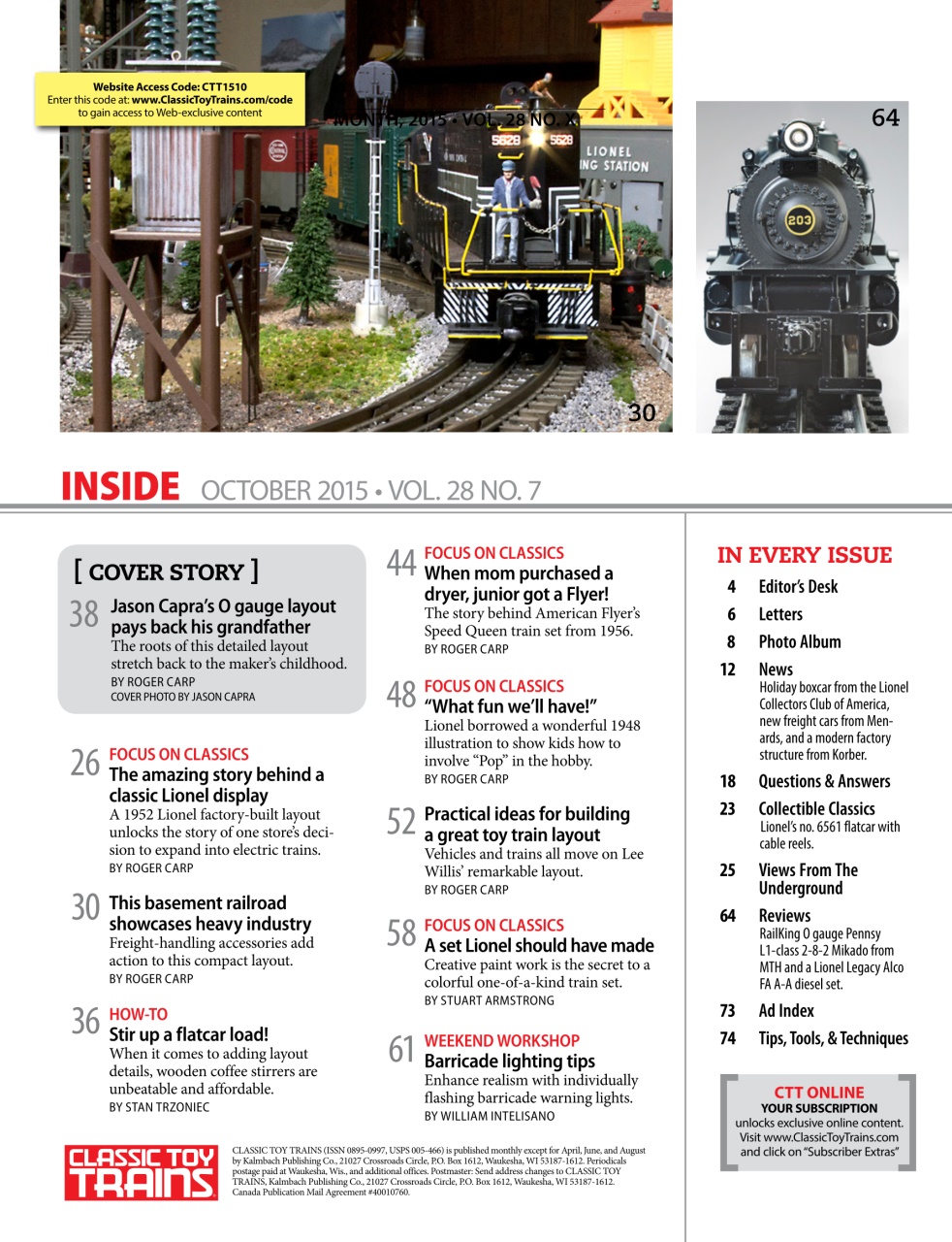 Classic Toy Trains Preview Pages