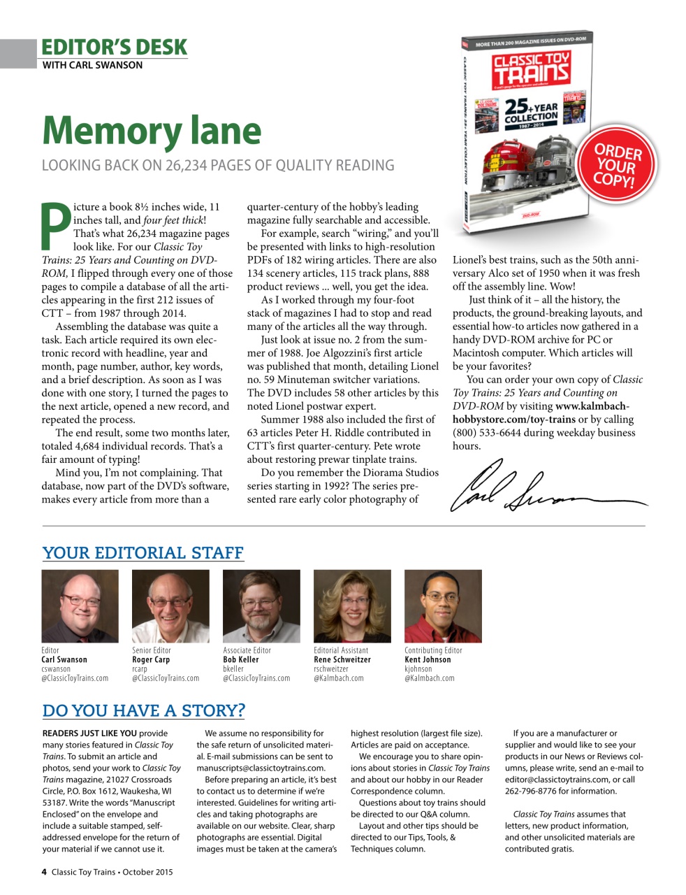 Classic Toy Trains Preview Pages