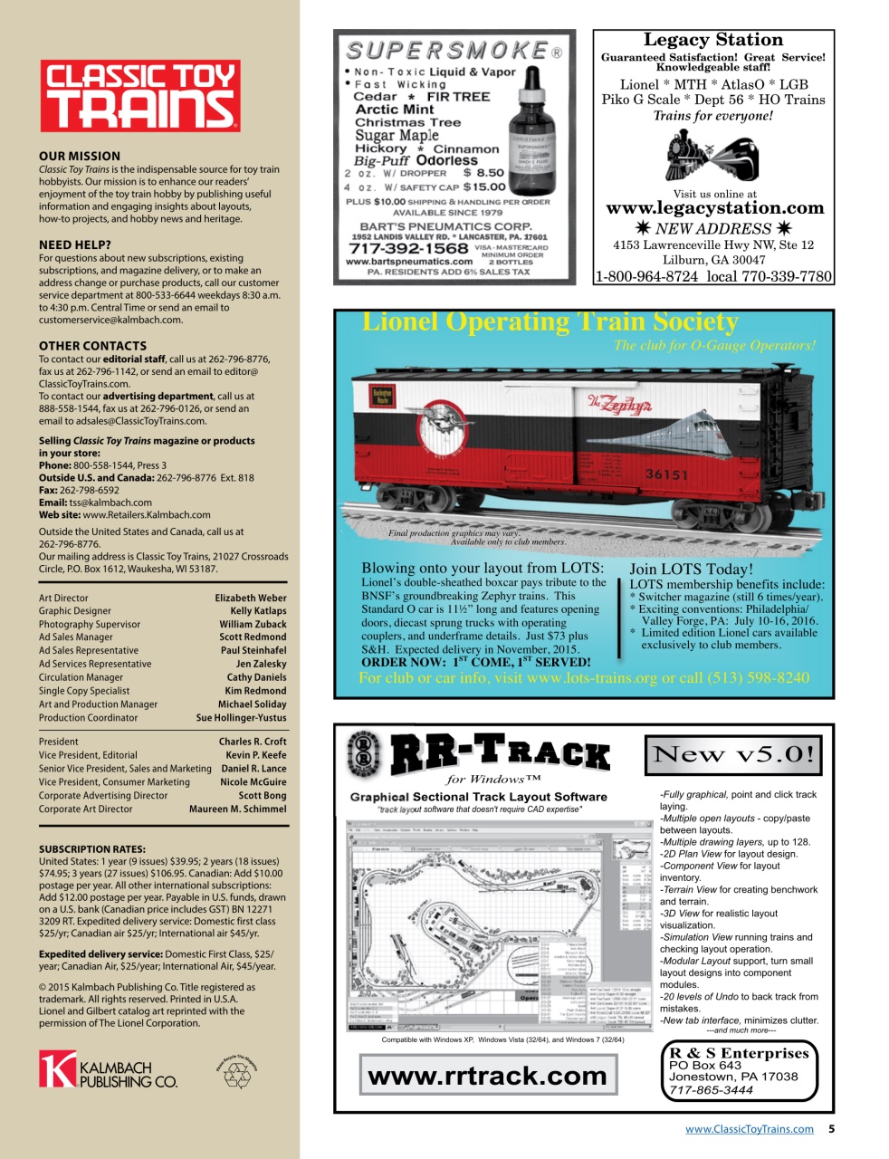Classic Toy Trains Preview Pages
