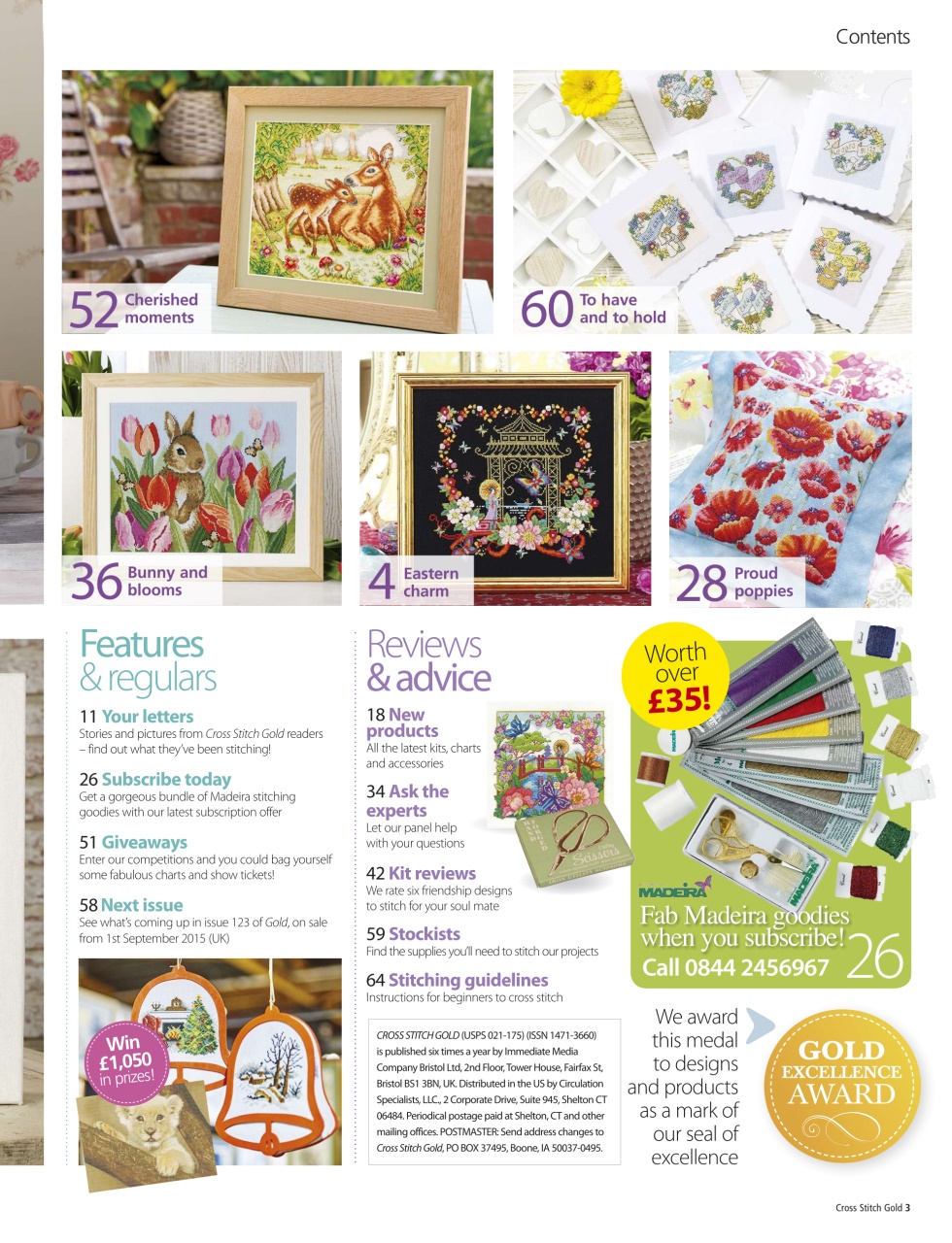 Cross Stitch Gold Preview Pages