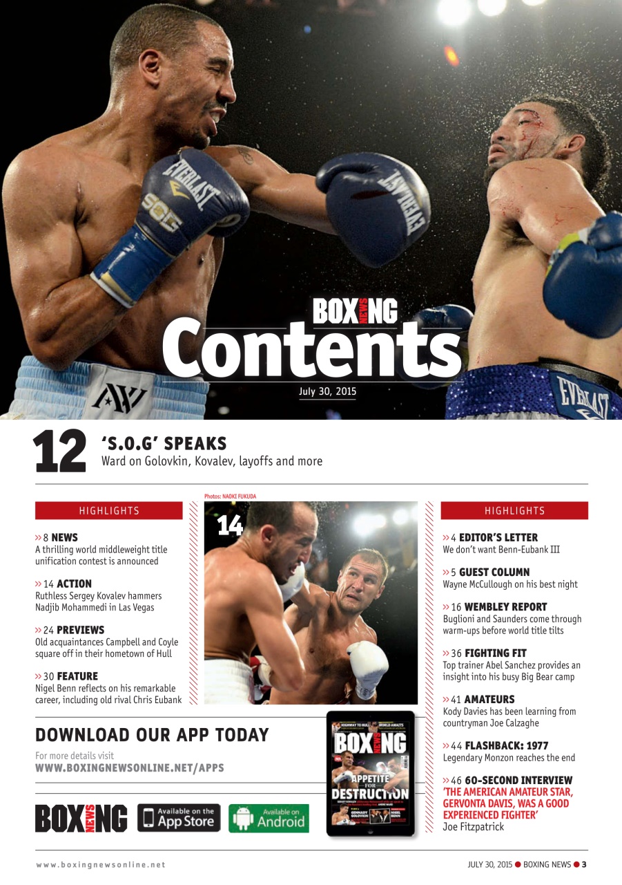 Boxing News Preview Pages