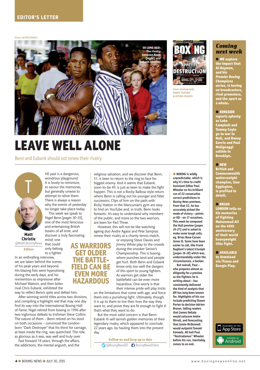 Boxing News Preview Pages