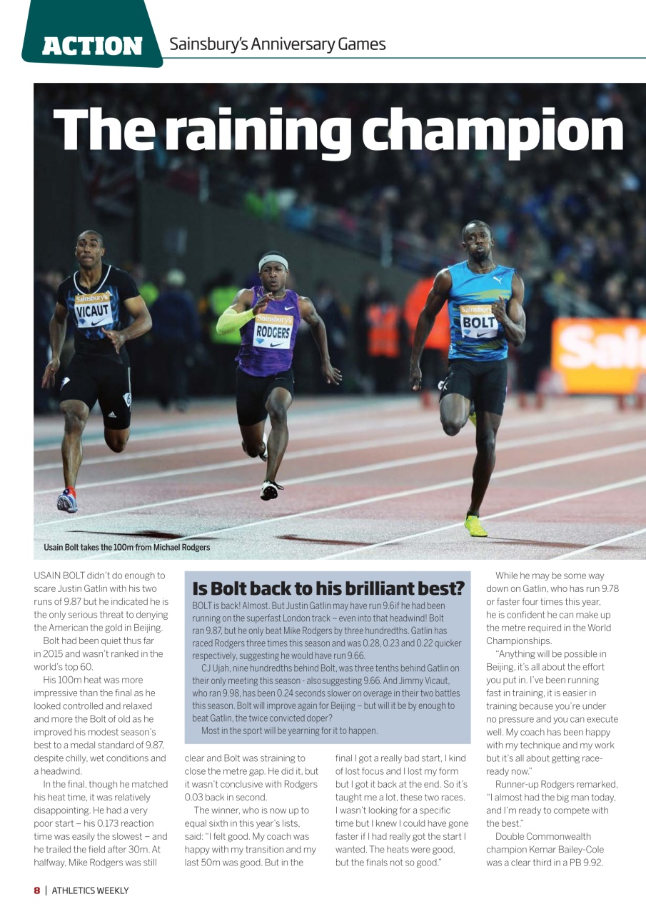 AW – Athletics Weekly Magazine Preview Pages