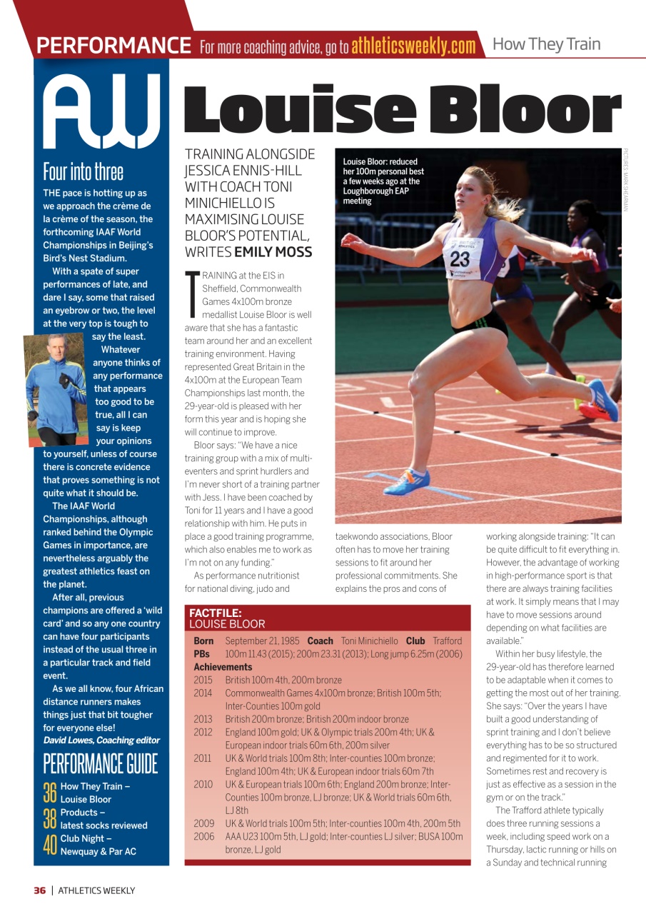AW – Athletics Weekly Magazine Preview Pages
