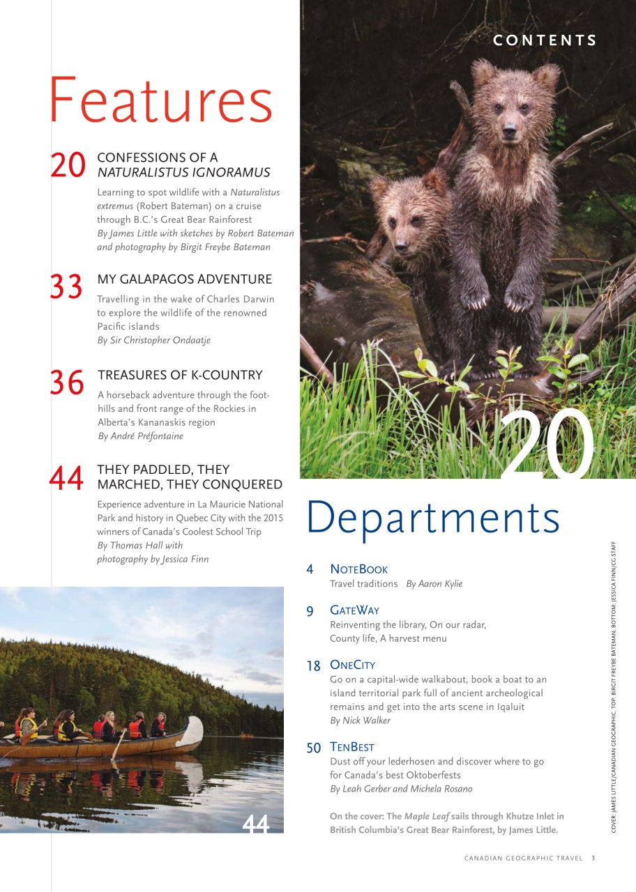 Canadian Geographic Preview Pages