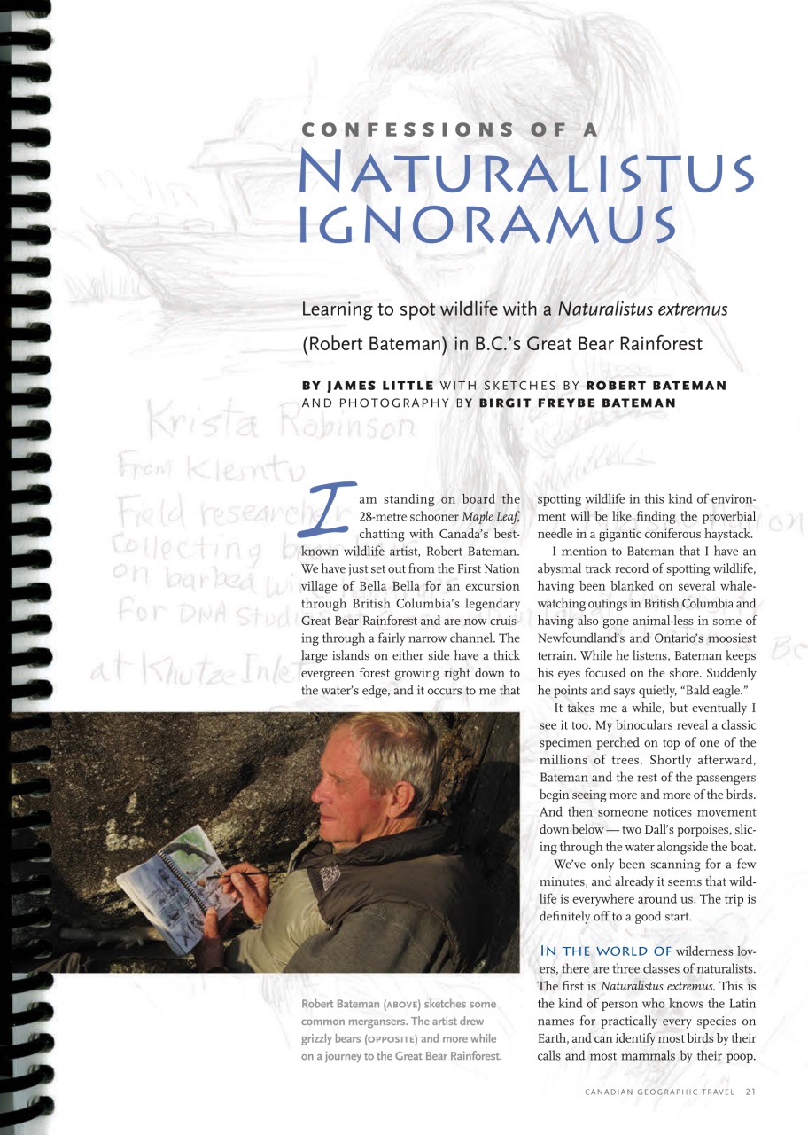 Canadian Geographic Preview Pages