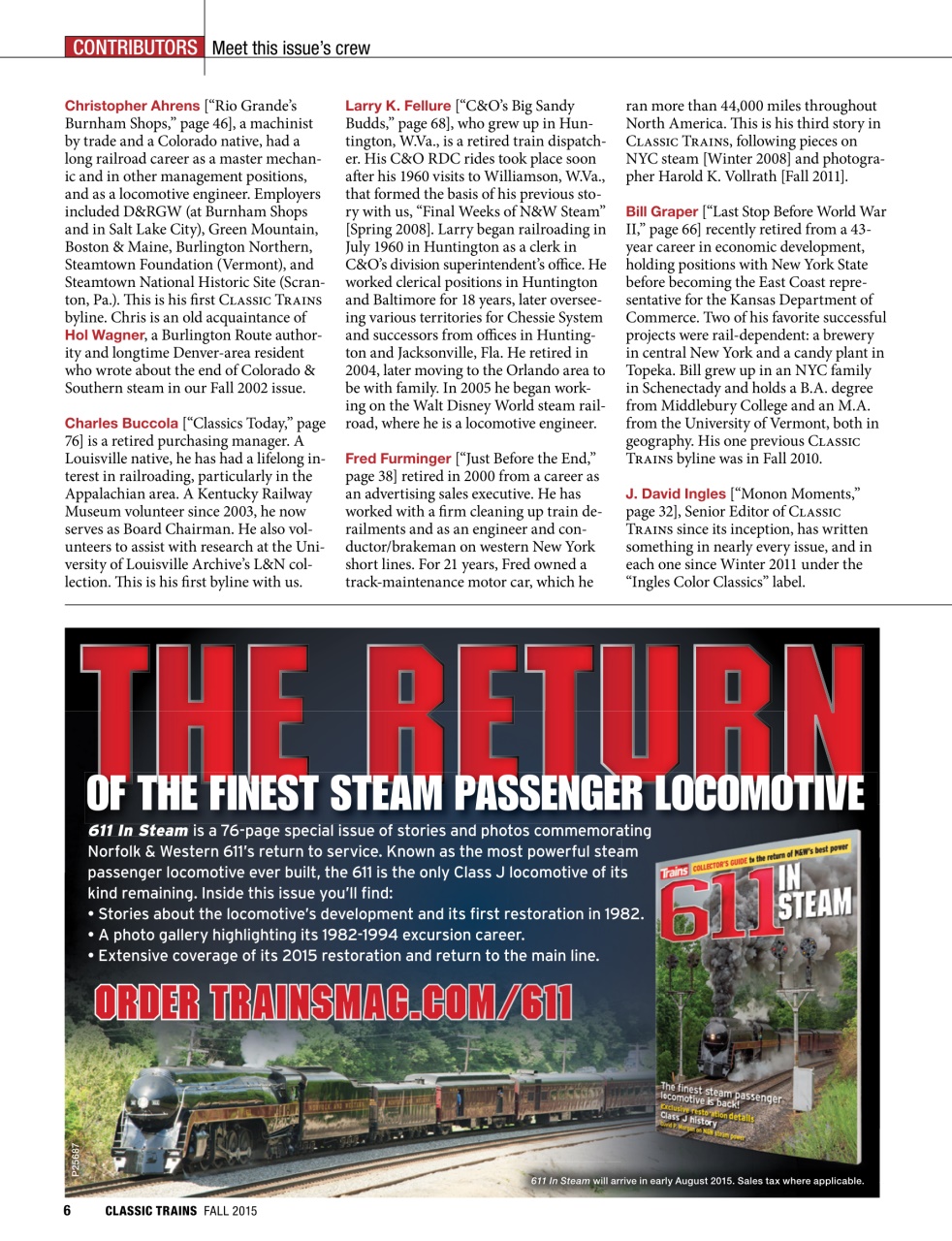 Classic Trains Preview Pages